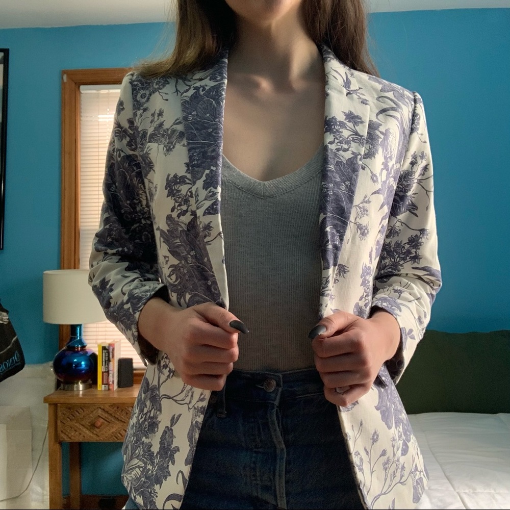 Floral Spring LOFT Blazer